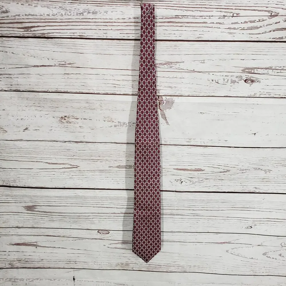 Cremieux Men's 100%Silk Handmade Geometric Neck Tie